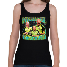 PRINTFASHION Michael van Gerwen - darts - Női atléta - Fekete női trikó