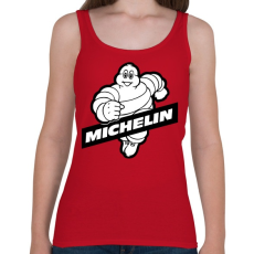 PRINTFASHION Michelin - Női atléta - Cseresznyepiros