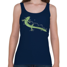 PRINTFASHION Microbracis - Női atléta - Sötétkék női trikó