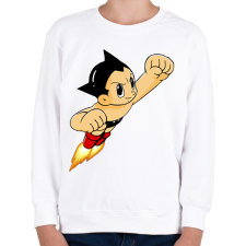 PRINTFASHION Mighty Atom - Astro Boy - Gyerek pulóver - Fehér gyerek pulóver, kardigán