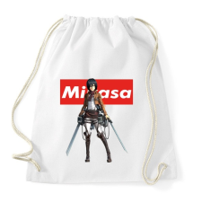 PRINTFASHION Mikasa Ackerman - Sportzsák, Tornazsák - Fehér tornazsák