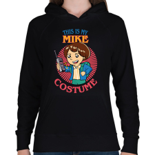 PRINTFASHION Mike costume - Női kapucnis pulóver - Fekete női pulóver, kardigán