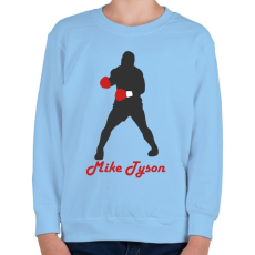 PRINTFASHION Mike Tyson - Gyerek pulóver - Világoskék