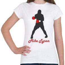 PRINTFASHION Mike Tyson - Női póló - Fehér