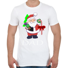 PRINTFASHION Mikulás apa - Férfi póló - Fehér férfi póló