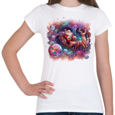 PRINTFASHION Mikulás - Női póló - Fehér női póló