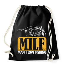 PRINTFASHION MILF pecás - Sportzsák, Tornazsák - Fekete tornazsák