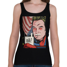 PRINTFASHION Milk? - Homelander - Női atléta - Fekete