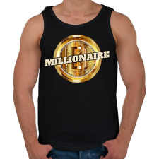 PRINTFASHION MILLIONAIRE - Férfi atléta - Fekete atléta, trikó