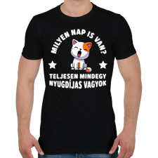 PRINTFASHION Milyen nap is van? - Férfi póló - Fekete férfi póló