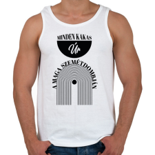 PRINTFASHION Minden kakas úr - Férfi atléta - Fehér atléta, trikó