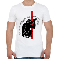 PRINTFASHION Minden nap iszom - Férfi póló - Fehér