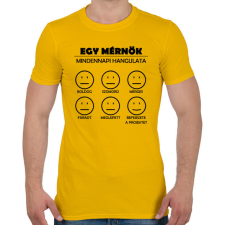 PRINTFASHION Mindennapi hangulat - Férfi póló - Sárga férfi póló
