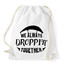 PRINTFASHION Mindig együtt ugrunk! - Sportzsák, Tornazsák - Fehér tornazsák