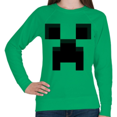 PRINTFASHION Minecraft #1 - Női pulóver - Zöld