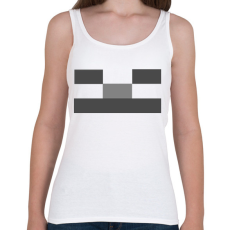 PRINTFASHION Minecraft csontváz - Női atléta - Fehér