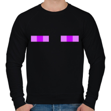 PRINTFASHION Minecraft enderman - Férfi pulóver - Fekete férfi pulóver, kardigán
