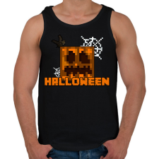 PRINTFASHION minecraft halloween - Férfi atléta - Fekete atléta, trikó