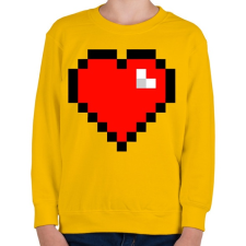 PRINTFASHION Minecraft Hearth - Gyerek pulóver - Sárga gyerek pulóver, kardigán