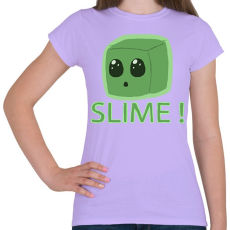 PRINTFASHION Minecraft Slime - Női póló - Viola