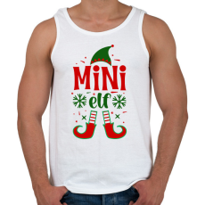 PRINTFASHION Mini elf - Férfi atléta - Fehér