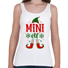 PRINTFASHION Mini elf - Női atléta - Fehér