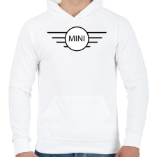 PRINTFASHION Mini - Férfi kapucnis pulóver - Fehér férfi pulóver, kardigán