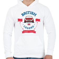 PRINTFASHION MINI legend 2 - Férfi kapucnis pulóver - Fehér férfi pulóver, kardigán