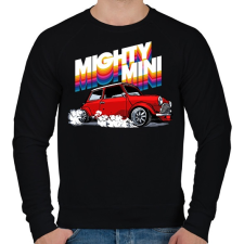 PRINTFASHION Mini Morris - Férfi pulóver - Fekete férfi pulóver, kardigán