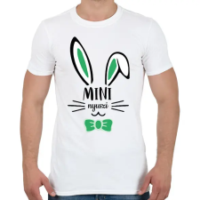 PRINTFASHION Mini nyuszi - fiú - Férfi póló - Fehér férfi póló