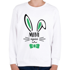 PRINTFASHION Mini nyuszi - fiú - Gyerek pulóver - Fehér gyerek pulóver, kardigán