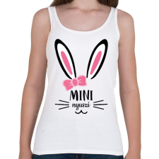 PRINTFASHION Mini nyuszi - lány - Női atléta - Fehér női trikó
