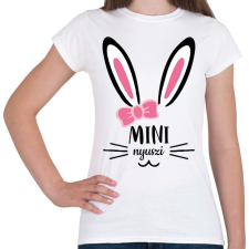 PRINTFASHION Mini nyuszi - lány - Női póló - Fehér női póló
