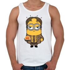 PRINTFASHION Minions - Férfi atléta - Fehér atléta, trikó