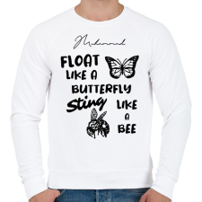 PRINTFASHION Mint a pillangó, mint a méh - Férfi pulóver - Fehér férfi pulóver, kardigán