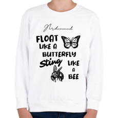PRINTFASHION Mint a pillangó, mint a méh - Gyerek pulóver - Fehér