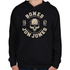 PRINTFASHION minta_6 - Gyerek kapucnis pulóver - Fekete gyerek pulóver, kardigán