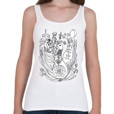 PRINTFASHION Mira - Női atléta - Fehér