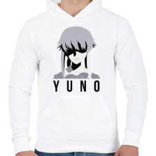 PRINTFASHION Mirai Nikki - Yuno - Férfi kapucnis pulóver - Fehér női pulóver, kardigán