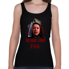 PRINTFASHION MISERY2 - Női atléta - Fekete