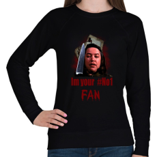 PRINTFASHION MISERY2 - Női pulóver - Fekete