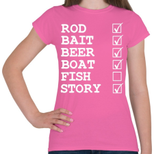 PRINTFASHION Missing fish - Női póló - Rózsaszín női póló