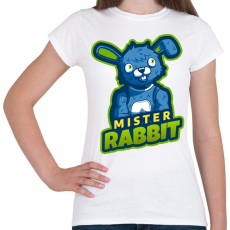 PRINTFASHION Mister Rabbit - Női póló - Fehér