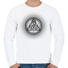 PRINTFASHION misztikus2 - Férfi pulóver - Fehér férfi pulóver, kardigán