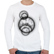 PRINTFASHION misztikus6 - Férfi hosszú ujjú póló - Fehér férfi póló