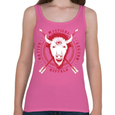 PRINTFASHION Misztikus bivaly - Női atléta - Rózsaszín női trikó