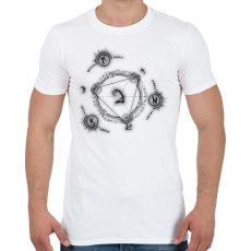 PRINTFASHION misztikus - Férfi póló - Fehér