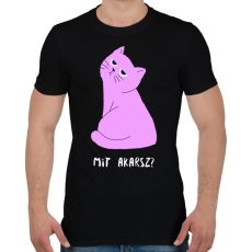 PRINTFASHION MIT AKARSZ - Férfi póló - Fekete