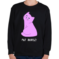 PRINTFASHION MIT AKARSZ - Gyerek pulóver - Fekete