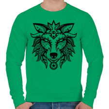 PRINTFASHION Mitikus állat - Férfi pulóver - Zöld férfi pulóver, kardigán